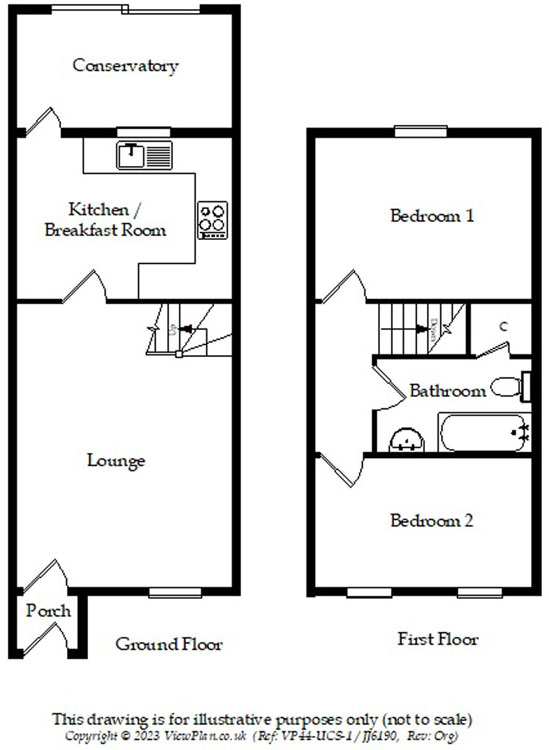 Floorplans For Clos Llyswen, Pen-Pedair-Heol, Hengoed, CF82 7TQ
