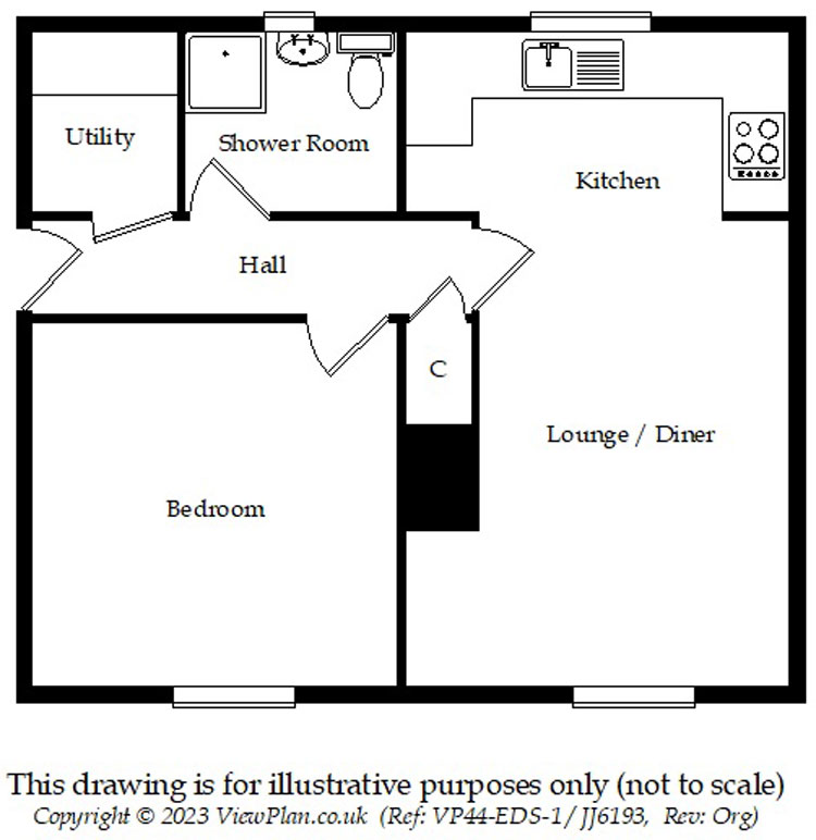 Floorplans For Claerwen, Gelligaer, Hengoed, CF82 8EY