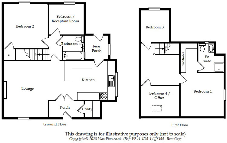 Floorplans For Shirdale Close, Maesycwmmer, Hengoed, CF82 7QL