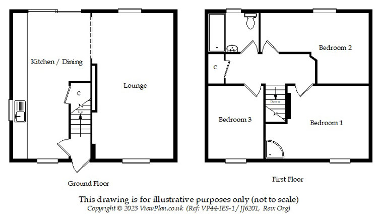 Floorplans For Brynawel, Cefn Hengoed, Hengoed, CF82 7LA