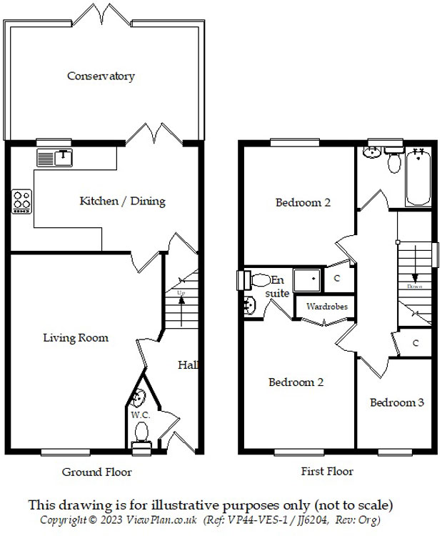 Floorplans For Coed-y-Graig, Forgemill, Ystrad Mynach, Hengoed, CF82 7FJ