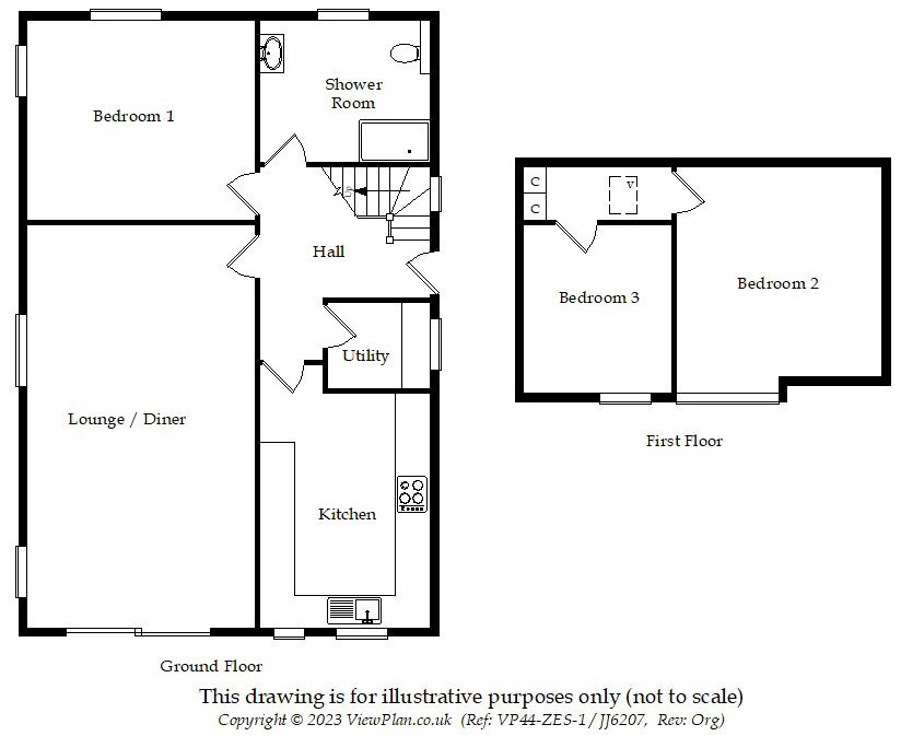 Floorplans For High Street, Nelson, Treharris, CF46 6HB