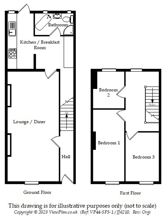 Floorplans For St. Ann Street, Gilfach, Bargoed, CF81 8NF