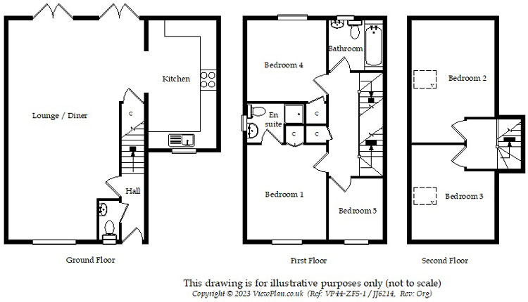 Floorplans For Sorrel Drive, Pen-Pedair-Heol, Hengoed, CF82 8LA
