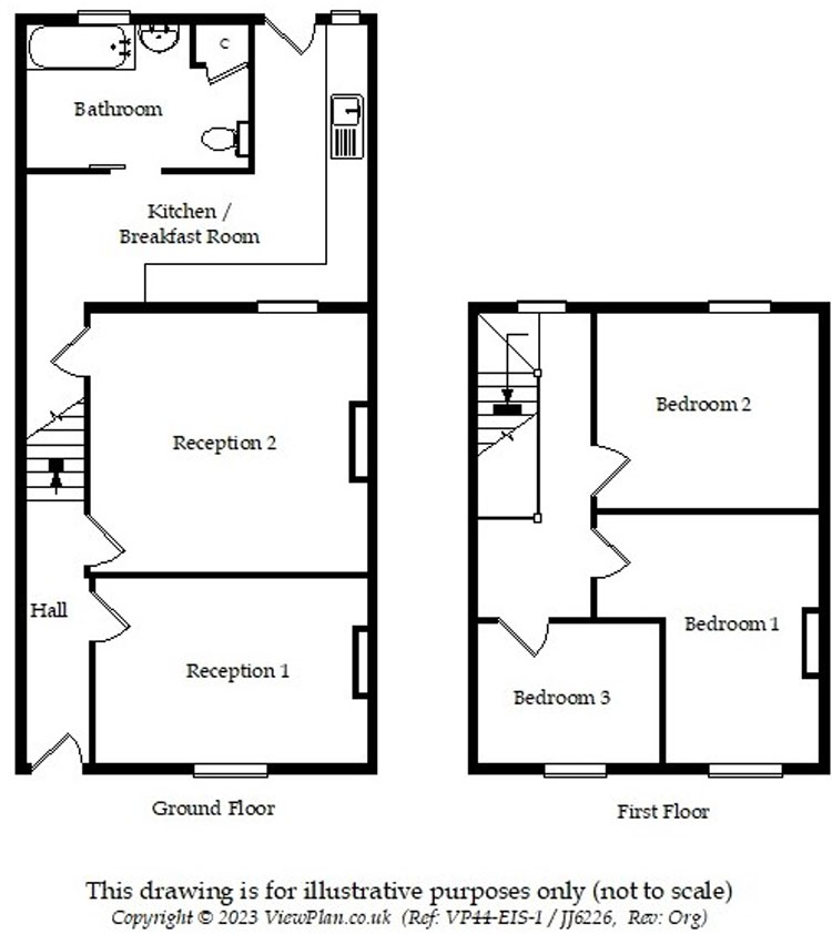 Floorplans For James Street, Trethomas, Caerphilly, CF83 8FY