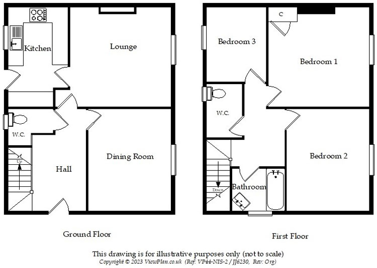 Floorplans For Heolddu Crescent, Bargoed, CF81 8UR