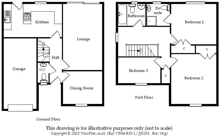 Floorplans For Ramson Close, Pen-Pedair-Heol, Hengoed, CF82 8LB