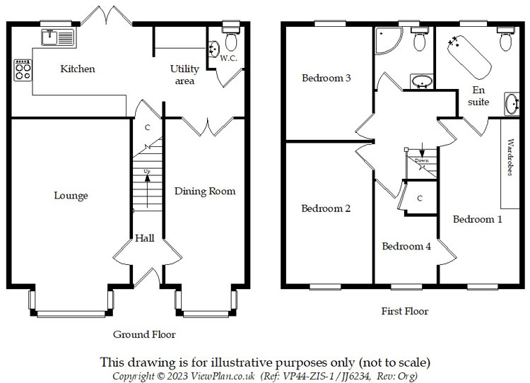 Floorplans For Ffos Y Cerridden, Nelson, Treharris, CF46 6HQ